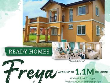 1.1 Million Discount & 5% Downpayment payable in 4 Months! Corner Lot Single Detached House Unit @ Camella Malvar Near The Outlet Lima