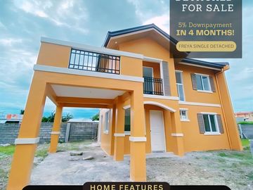 1.1 Million Discount & 5% Downpayment payable in 4 Months! Corner Lot Single Detached House Unit @ Camella Malvar Near The Outlet Lima