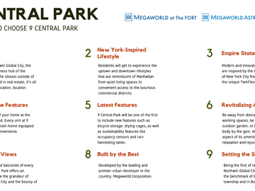 PRE-SELLING 1 BEDROOM WITH BALCONY 53.5SQM 9 CENTRAL PARK NORTHWIN GLOBAL CITY