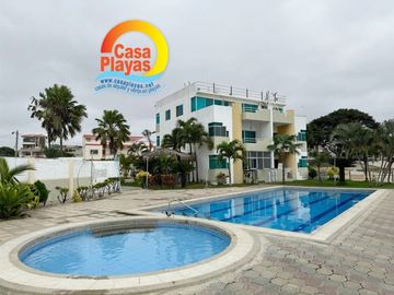 Departamento Frente Al Mar de Venta en Playas Villamil, Zona Central