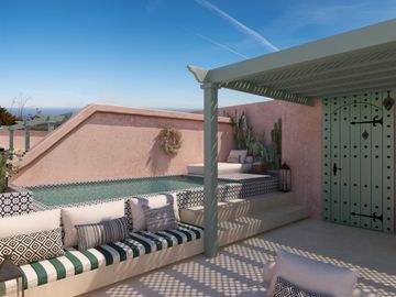 PENTHOUSE DE 2 HABITACIONES CON ESTILO MARROQUI UNICO EN ALDEA ZAMA TULUM
