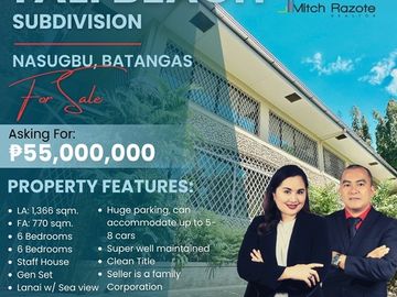 6-Bedroom Charming Vacation Home For Sale in Tali Beach, Nasugbu Batangas