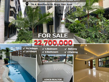 AFFORDABLE 4 BEDROOM MODERN TOWNHOUSE w/ 2 PARKING - SAN JUAN CITY, METRO MANILA