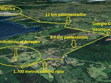 Z O N A S U R . CL Rivera Norte Lago Villarrica 17 km de la ciudad condominio residencial