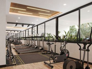 Departamento con alberca privada, doble balcon, area para mascotas, cigar lounge, gimnasio coworking y mas en venta Merida Norte