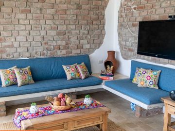 LINDA CASA DE CAMPO CON PRECIOSA ÁREA VERDE y ÁRBOLES FRUTALES 🔆🏡