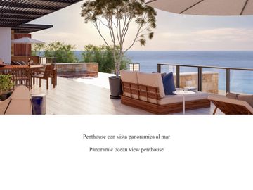 Penthouse vista al mar, con alberca y jacuzzi privado 733 m2, club de playa, campo de golf, amenidades de hotel, pre-construccion, venta, Puerto Los C