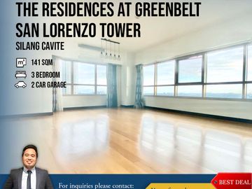 Three bedroom condo unit for Sale in The Residences at Greenbelt San Lorenzo Tower at Makati City