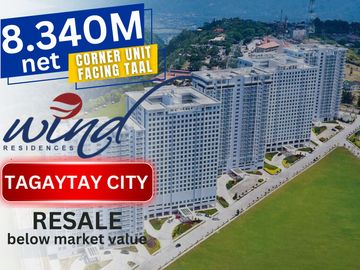 Wind Residences Tower 1 21st Floor Corner Unit Facing Taal