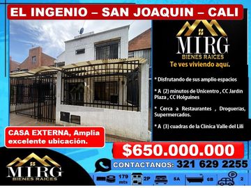 VENDO CASA EXTERNA, Barrio el Ingenio San Joaquin