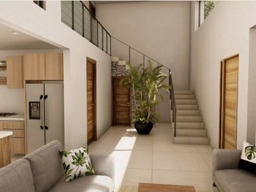 Casa con alberca en residencial privado en Tulum, en venta.
