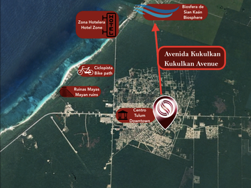 Casa con alberca en residencial privado en Tulum, en venta.