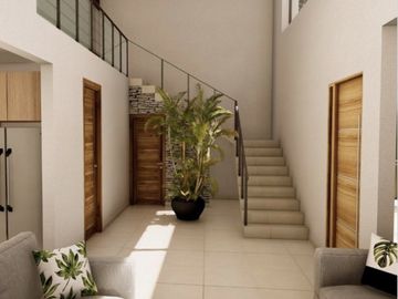 Casa con alberca en residencial privado en Tulum, en venta.