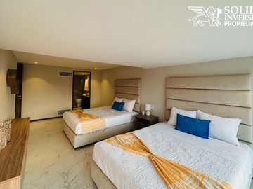 NUEVO VALLARTA | DEPARTAMENTO DE TRES RECÁMARAS A PIE DE PLAYA EN MARÍTIMA / FLAMINGOS - ENTREGA INMEDIATA
