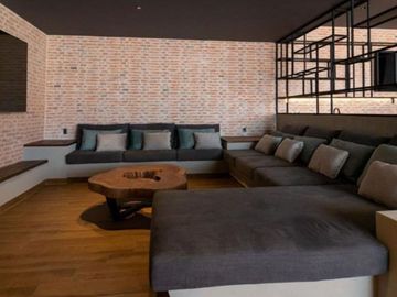 Departamento con dos terrazas, area de tv, cuarto de servicio con baño propio, cuarto de lavado, alberca tipo infinity, jacuzzi, pre-construccion Ziba