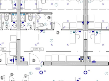 Venta Oficina en Edificio Calle Calle con estacionamiento