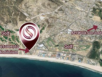 Departamento frente al mar, alberca, gimnasio, Area de picnic, Deli y cava de vinos, en pre-construccion, venta San Jose del Cabo.