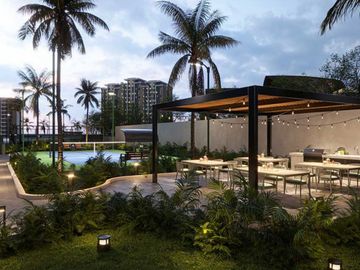 Departamento con vista al mar, muelle, golf, marina, en venta en Puerto Cancún.