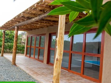 LINDA CASA DE CAMPO CON PRECIOSA ÁREA VERDE y ÁRBOLES FRUTALES 🔆🏡