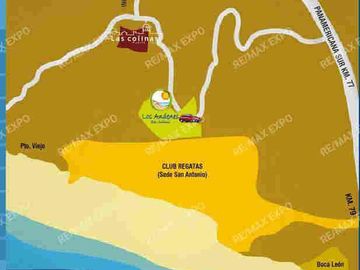 VENDO TERRENO DE 1,500 M2  IDEAL PARA CASA DE CAMPO EN EL EXCLUSIVO CONDOMINIO LAS COLINAS DE PUERTO VIEJO, KM 73.5 DE LA PANAMERICANA SUR.