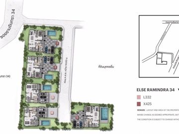♦ Modern Classic ♦ Single house 2 Storey, 5 Beds | 143.20 sq.w. 332.00 sq.m. | Else Ramintra34 เอลซ์ รามอินทรา 34 |  Near The Mall Bangkae 2.2 km., Ka