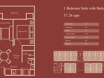 1 Bedroom Condominium in Tagaytay Pinevale as low as Php29000 per month