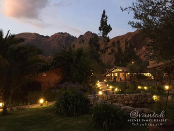 HOTEL EN VENTA, 5,228 m2 AT, URUBAMBA, VALLE SAGRADO - CUSCO