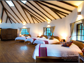 HOTEL EN VENTA, 5,228 m2 AT, URUBAMBA, VALLE SAGRADO - CUSCO