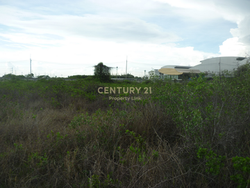 Empty land for sale Filled in and has a wide frontage next to the main road with an exit to the Bang Pakong River. Tha Sa-an Subdistrict Bang Pakong-C