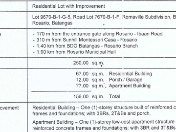 3 BR HOUSE AND LOT W/ APARTMENT FOR SALE IN ROMAVILLE ROSARIO BATANGAS