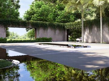 Departamento con jardín en venta en Playacar, alberca, Zona grill venta, Playa del Carmen