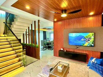 Ultimate Comfort Awaits! Buy this Brand New 3-Storey House in Greenwoods Executive Village, Pasig City. 4 Bedroom, Fully Furnished with a Pool, Smart 