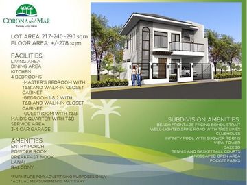Spacious PRESELLING 5BR Single Detached House & Lot @ Corona del Mar, Talisay near the Sea & Amenities