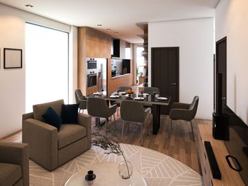 4 Cumbayá te espera. La Primavera. De Venta Departamento 100 metros 2 dormitorios con Terraza 18,30 m