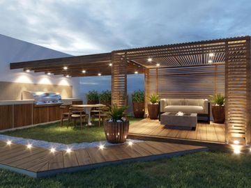 4 Cumbayá te espera. La Primavera. De Venta Departamento 100 metros 2 dormitorios con Terraza 18,30 m