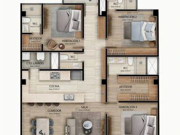 Venta Departamento de Lujo 3 recamaras con Vista al Mar, Veracruz