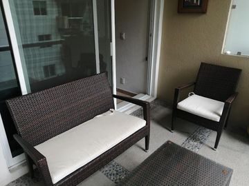 RENTA DEPARTAMENTO AMUEBLADO EN CUERNAVACA. MOR.   EN RESIDENCIAL QUINTA DEL BOSQUE.