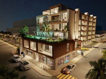 Departamento enCozumel en venta de 2 recamaras con vista al mar
