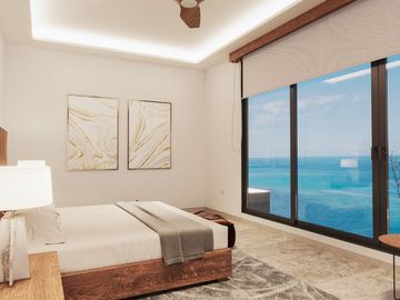 Departamento enCozumel en venta de 2 recamaras con vista al mar