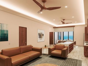 Departamento enCozumel en venta de 2 recamaras con vista al mar