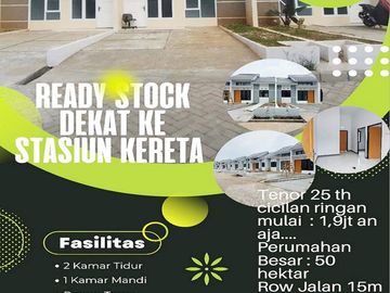 Miliki Rumah Baru Murah Siap Huni Dekat Stasiun Citayam
