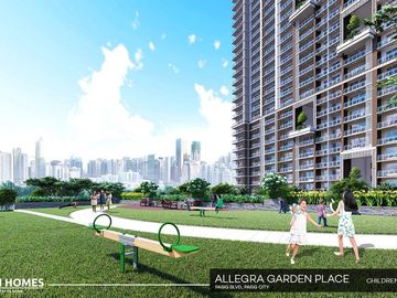 12% Down Payment in 21months Promo! Allegra Garden Place RFO Condo in Bagong Ilog, Pasig City near Rizal Medical Center, Capitol Commons, BGC and East