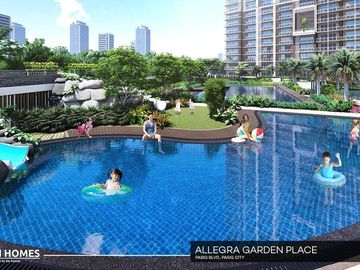 12% Down Payment in 21months Promo! Allegra Garden Place RFO Condo in Bagong Ilog, Pasig City near Rizal Medical Center, Capitol Commons, BGC and East
