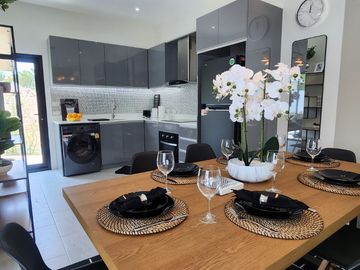 Absolutely! This beautiful villa brand new is the perfect choice Pool villa 350m. to the sea 5,500,000 baht
