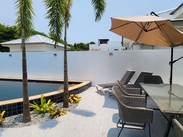 Absolutely! This beautiful villa brand new is the perfect choice Pool villa 350m. to the sea 5,500,000 baht