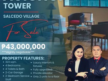 Spacious 4 BR Unit at Avignon Tower Salcedo Village Makati