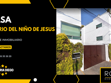 Maravillosa Casa En Manuel Toussaint, Barrio del Niño Jesus, Coyoacán, CDMX Cerca De Av Miguel Angel De Quevedo