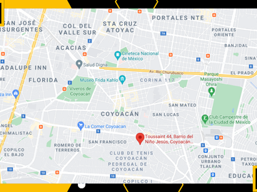 Maravillosa Casa En Manuel Toussaint, Barrio del Niño Jesus, Coyoacán, CDMX Cerca De Av Miguel Angel De Quevedo