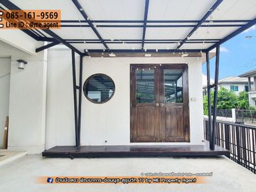 🎉𝐇𝐎𝐓 𝐒𝐀𝐋𝐄 !!! 🎉Single House Prueklada Suvarnabhumi 3bedroom +maid room, near Airport Link Lat Krabang 085-161----- (BV14-50)