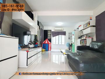 🎉𝐇𝐎𝐓 𝐒𝐀𝐋𝐄 !!! 🎉Single House Prueklada Suvarnabhumi 3bedroom +maid room, near Airport Link Lat Krabang 085-161----- (BV14-50)